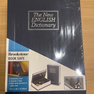 Brookstone Blue Book Safe with Dictionary Cover